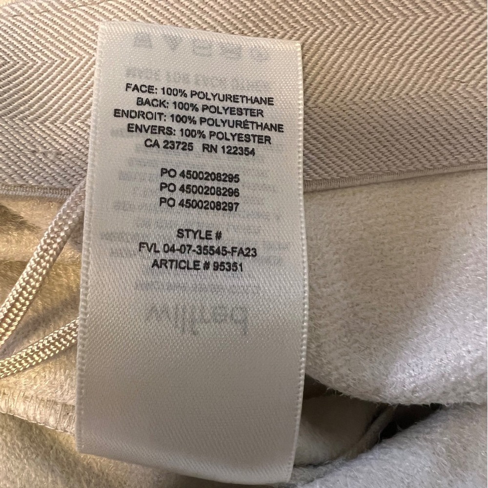 NWT Aritzia Wilfred Ivory Mini Skirt Size 00 High Waist Fully Lined Minimalist - Picture 6 of 8